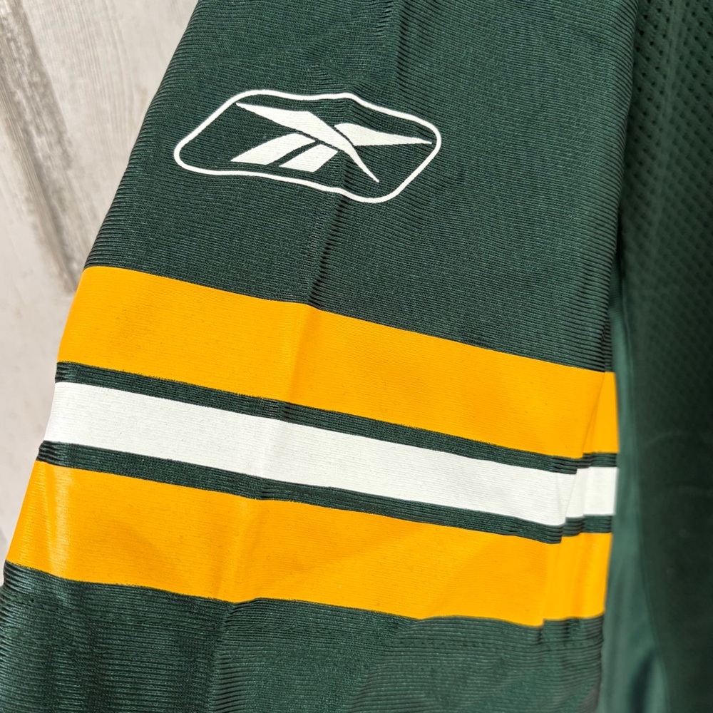 Reebok Men’s Size XL NFL Equipment Green Bay Packers Favre 4 Football Jersey NWT - Picture 5 of 12